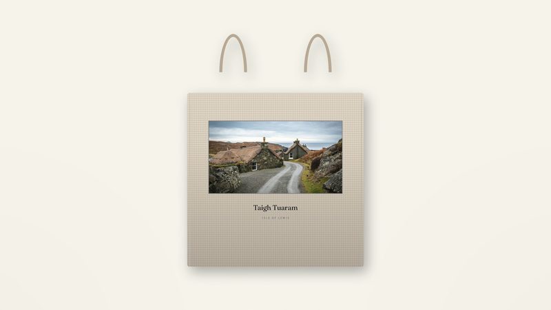 Island cotton tote bag