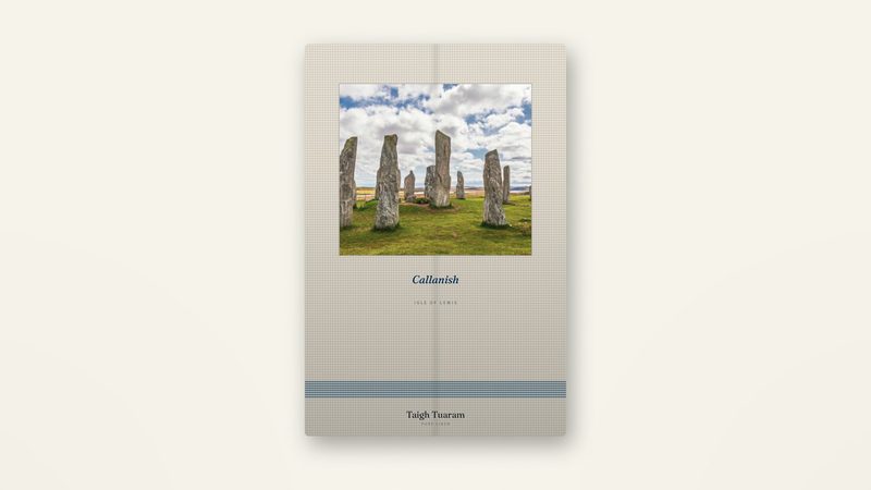Isle of Lewis linen tea towel