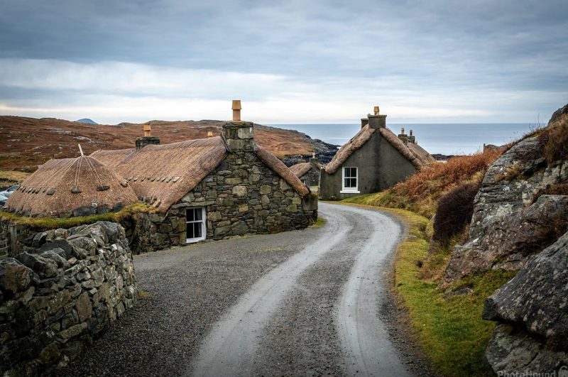 Thatched blackhouses at Gearrannan